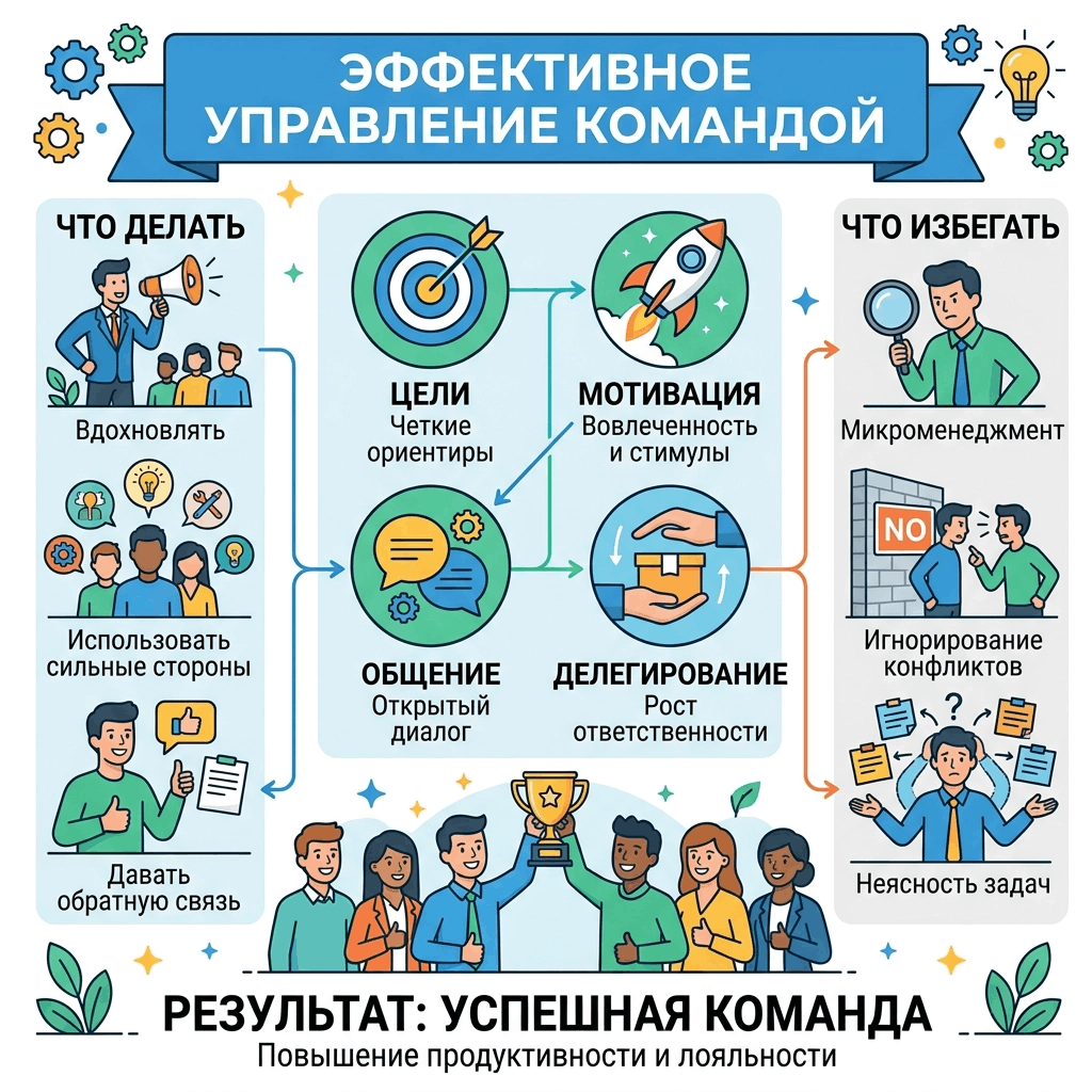 эффективное управление командой