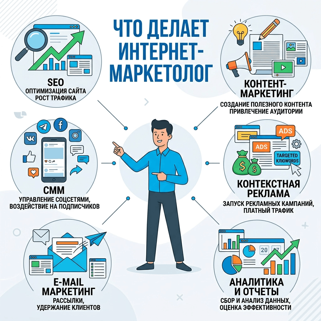что делает интернет-маркетолог