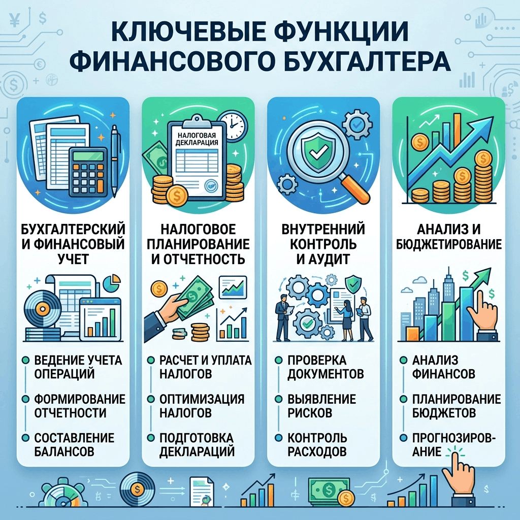 функции финансового бухгалтера