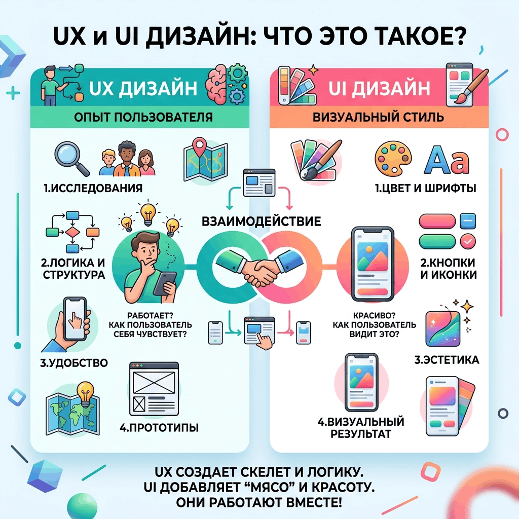 UX UI разница