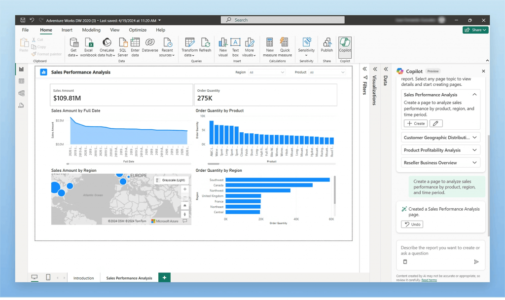 бизнес аналитик power bi
