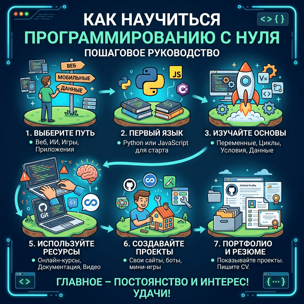 программирование для начинающих